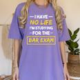 Bar Exam Shirt Law School Graduation Women's Comfort Colors T-Shirt Violet