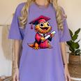 Bearded Dragon Graduation Kindergarten Elementary Girl Boy Women's Comfort Colors T-Shirt Violet