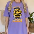 Bees They Call Me The Spelling Bee Champ Graduation Women's Comfort Colors T-Shirt Violet