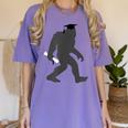 Bigfoot Graduate Shirt Cute Sasquatch Graduation Women's Comfort Colors T-Shirt Violet