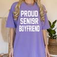 Boyfriend Graduation Party SEN19R Shirt Senior 2019 T-Shirt Women's Comfort Colors T-Shirt Violet