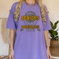 Boys Basketball Senior Class Of 2021 Teenage Graduation Women's Comfort Colors T-Shirt Violet