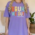 Bruh We Out 3rd Graders Third Grade Graduation Women's Comfort Colors T-Shirt Violet