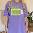 Bsc Completed Bachelor Of Science Graduation 2025 Women's Comfort Colors T-Shirt Violet