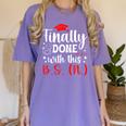 BSN Bachelor Of Science In Nursing Graduation Women's Comfort Colors T-Shirt Violet