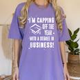 Business Graduate Shirt Graduation Tshirt Women's Comfort Colors T-Shirt Violet