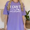 I Can't In Vet School Student Veterinarian Graduation Tech Women's Comfort Colors T-Shirt Violet