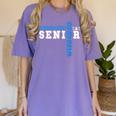 Cheerleading Senior Night Cheer Senior 2025 Graduation 23 Women's Comfort Colors T-Shirt Violet