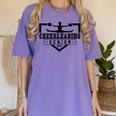 Cheerleading Senior Night Cheer Senior 2025 Graduation 30 Women's Comfort Colors T-Shirt Violet