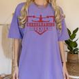 Cheerleading Senior Night Cheer Senior 2026 Graduation 69 Women's Comfort Colors T-Shirt Violet
