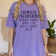 Chemical Engineer Chemical Engineering Graduation Women's Comfort Colors T-Shirt Violet
