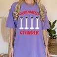 Chemistry Science Joke Graduated Cylinder Graduation T-Shirt Women's Comfort Colors T-Shirt Violet