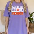 Class Of 2018 Alm18hty Senior 2018 Graduation T-Shirt Women's Comfort Colors T-Shirt Violet
