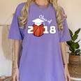 Class Of 2018 Basketball Senior Graduation Shirt Grad Women's Comfort Colors T-Shirt Violet
