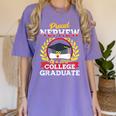 Class Of 2018 Graduation Tshirt For Nephew Of Graduate Women's Comfort Colors T-Shirt Violet