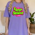 Class Of 2020 Senior 90s TV Style Graduation For Grad Women's Comfort Colors T-Shirt Violet