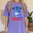 Class Of 2021 Graduate Kawaii Anime Girl School Graduation Women's Comfort Colors T-Shirt Violet