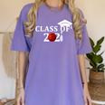 Class Of 2021 Graduation For Him Her Bowling Women's Comfort Colors T-Shirt Violet