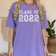 Class Of 2022 Senior Graduation Student Women's Comfort Colors T-Shirt Violet
