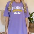 Class Of 2023 Senior 2023 Graduation Senior Boys Girls Women's Comfort Colors T-Shirt Violet