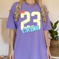 Class Of 2023 Seniors 23 Crew Senior Graduation Idea Women's Comfort Colors T-Shirt Violet