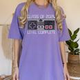 Class Of 2024 Level Complete Video Gamer Senior Graduation Women's Comfort Colors T-Shirt Violet