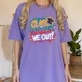 Class Of 2025 We Out Graffiti Graduation 2025 Women's Comfort Colors T-Shirt Violet