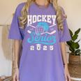 Class Of 2025 Hockey Senior Graduation Graduate Grad Women's Comfort Colors T-Shirt Violet