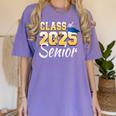 Class Of 2025 Senior Graduate 2025 Graduation Class Women's Comfort Colors T-Shirt Violet