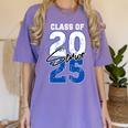 Class Of 2025 Senior Graduation 2025 Blue Women's Comfort Colors T-Shirt Violet