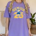 Class Of 2025 Senior 2025 Graduation Senior Boys Girls Women's Comfort Colors T-Shirt Violet