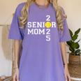 Class Of 2025 Softball Mom Senior Graduation Graduate Women Women's Comfort Colors T-Shirt Violet