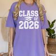 Class Of 2026 Graduation Senior School Pride Women's Comfort Colors T-Shirt Violet