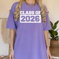 Class Of 2026 Graduation Year Women's Comfort Colors T-Shirt Violet