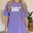 Class Of 2026 Proud Grandpa Of A 2026 Graduate Graduation Women's Comfort Colors T-Shirt Violet