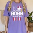 Class Of 2026 Senior Graduation American Flag Senior 2026 Women's Comfort Colors T-Shirt Violet
