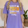 Class Of 2026 Senior Year Loading Senior 2026 Graduation Women's Comfort Colors T-Shirt Violet