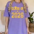 Class Of 2026 Shirt Graduation Women's Comfort Colors T-Shirt Violet
