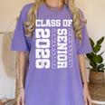 Class Of 2026 Shirt School Senior Year Graduation 2026 Women's Comfort Colors T-Shirt Violet