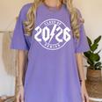 Class Of 2026 Twenty 26 Classic Rock Graduation Senior 2026 Women's Comfort Colors T-Shirt Violet