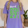 Class Of 2027 Senior 27 High School Graduation Senior 2027 Women's Comfort Colors T-Shirt Violet