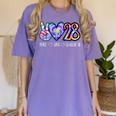 Class Of 2028 Shirt Tie Dye Senior Graduation Class Reunion Women's Comfort Colors T-Shirt Violet