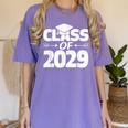 Class Of 2029 Shirt For Elementary Kids Graduation Women's Comfort Colors T-Shirt Violet
