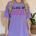 Class Of 2031 Graduation T-Shirt Women's Comfort Colors T-Shirt Violet