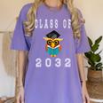 Class Of 2032 Graduation First Day Of School T Shirt Women's Comfort Colors T-Shirt Violet