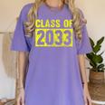 Class Of 2033 Future Graduation Tee T-Shirt Women's Comfort Colors T-Shirt Violet