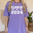 Class Of 2034 School Graduation Women's Comfort Colors T-Shirt Violet