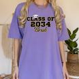 Class Of 2034 Senior 2034 Graduation Bruh Women's Comfort Colors T-Shirt Violet