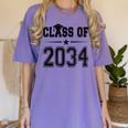 Class Of 2034 Shirt Graduation Women's Comfort Colors T-Shirt Violet