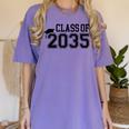 Class Of 2035 First Day Of School Graduation Women's Comfort Colors T-Shirt Violet